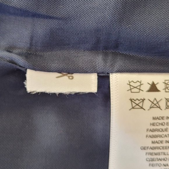 Michael Kors Stripes Double Breasted Women Trench Coat Size Medium - Picture 13 of 13